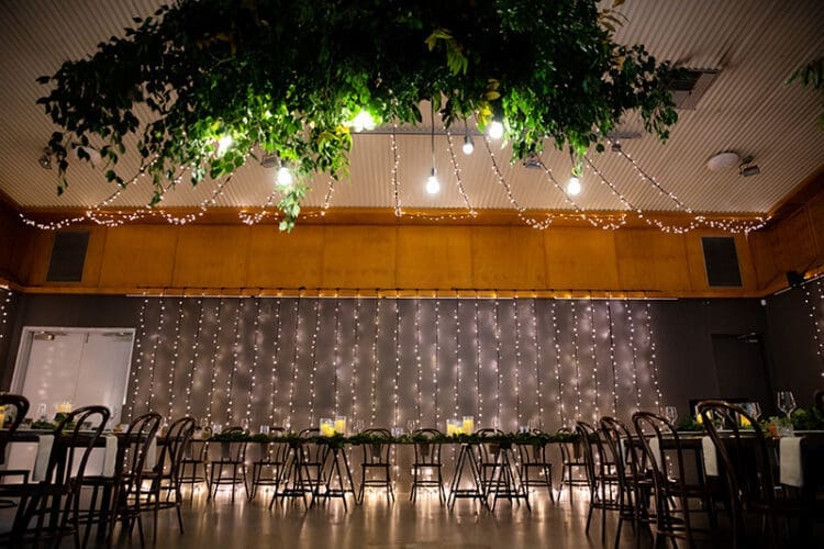  wedding reception setup at osteria weddings