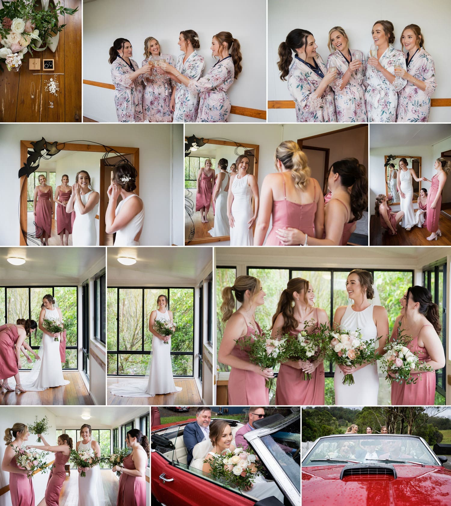 Bride Preparation Photos in Ocean View QLD