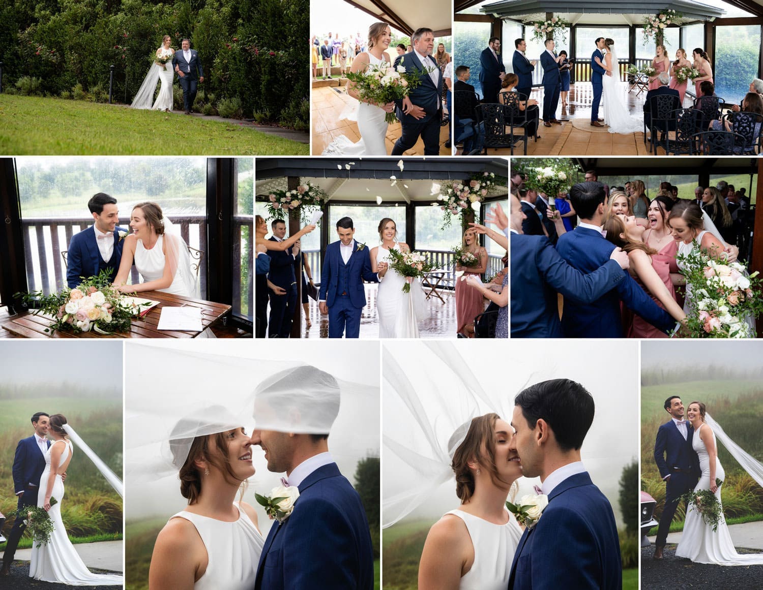 Wedding Ceremony at Ocean View Estate