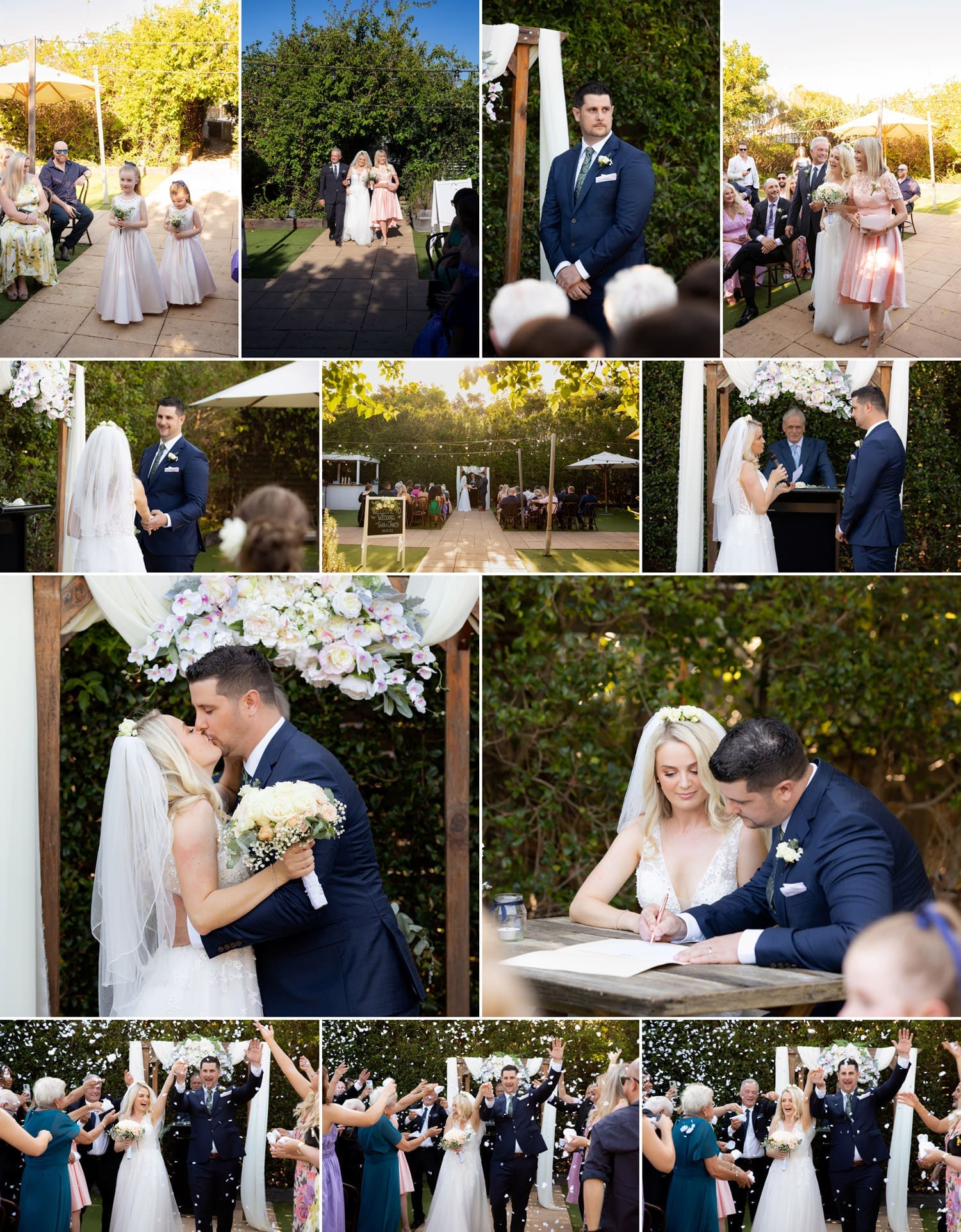 Wedding Ceremony at Osteria Tweed Heads