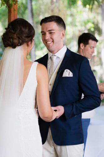 Wedding Ceremony at Cedar Creek Lodges in Tamborine 