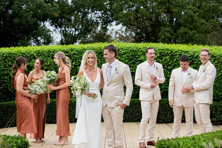 Bridal Party Braeside Estate Wedding Photography 750x500
